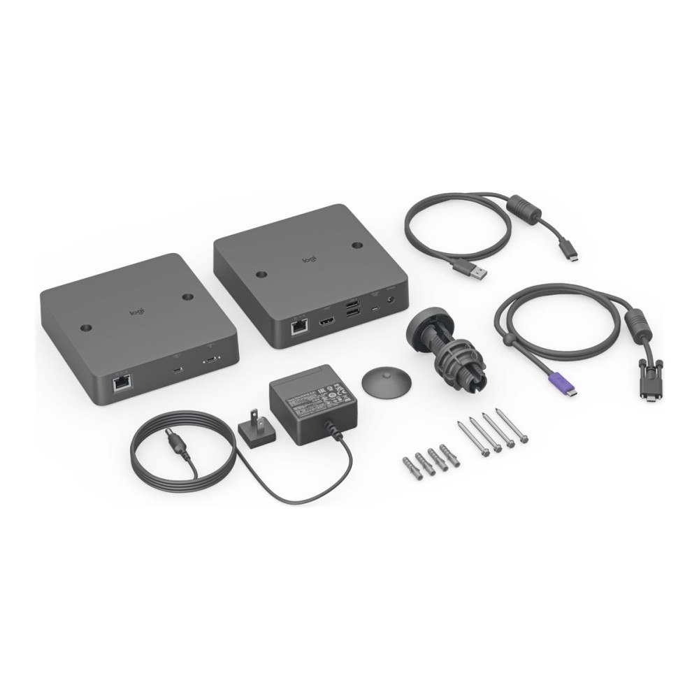 Logitech Logitech Extend - förlängd räckvidd för audio/video - USB-C, 10Mb LAN