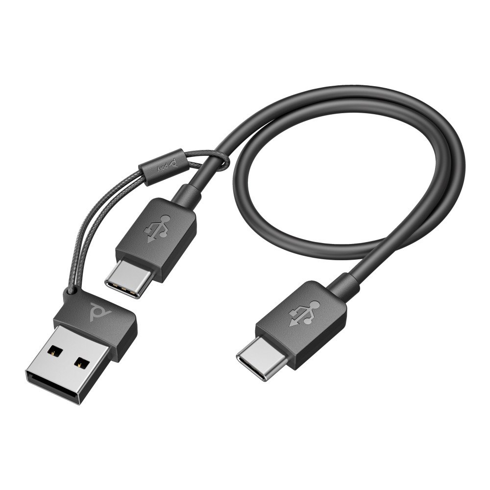HP HP Poly Voyager Focus 2 - headset - USB-C via Bluetooth-adapter