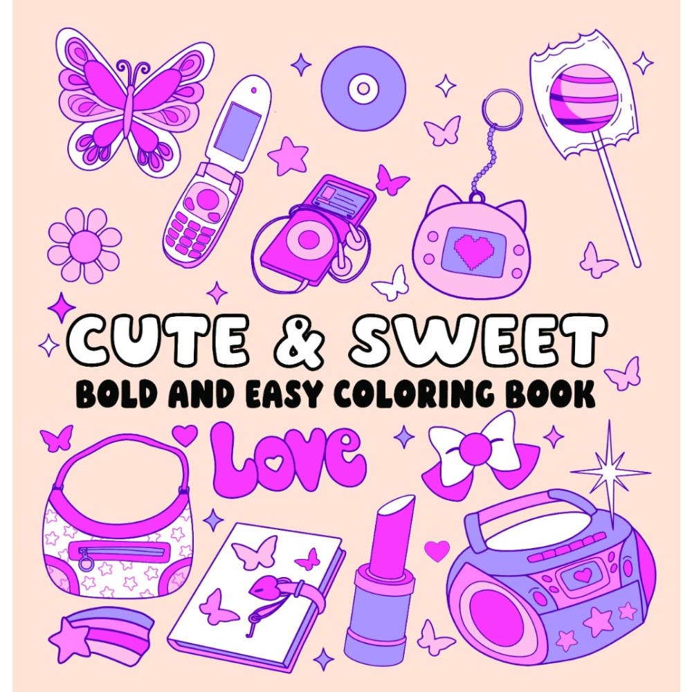 Page Publications Cute and Sweet Bold and Easy Coloring Book (häftad, eng)