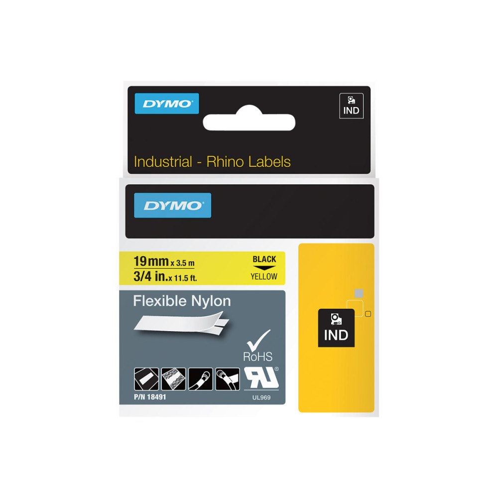 Newell Rubbermaid DYMO - flexibel tape - 1 kassett(er) - Roll (1.9 cm x 3.5 m)