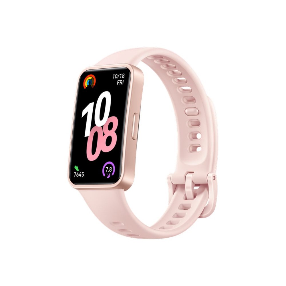Huawei Huawei Band 10 - polymer - aktivitetspårare med rem - rosa