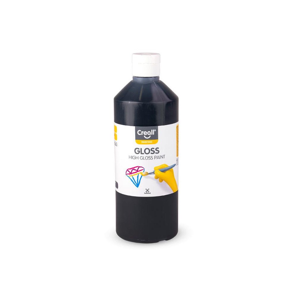 Creall Glansfärg CREALL Gloss 500ml svart