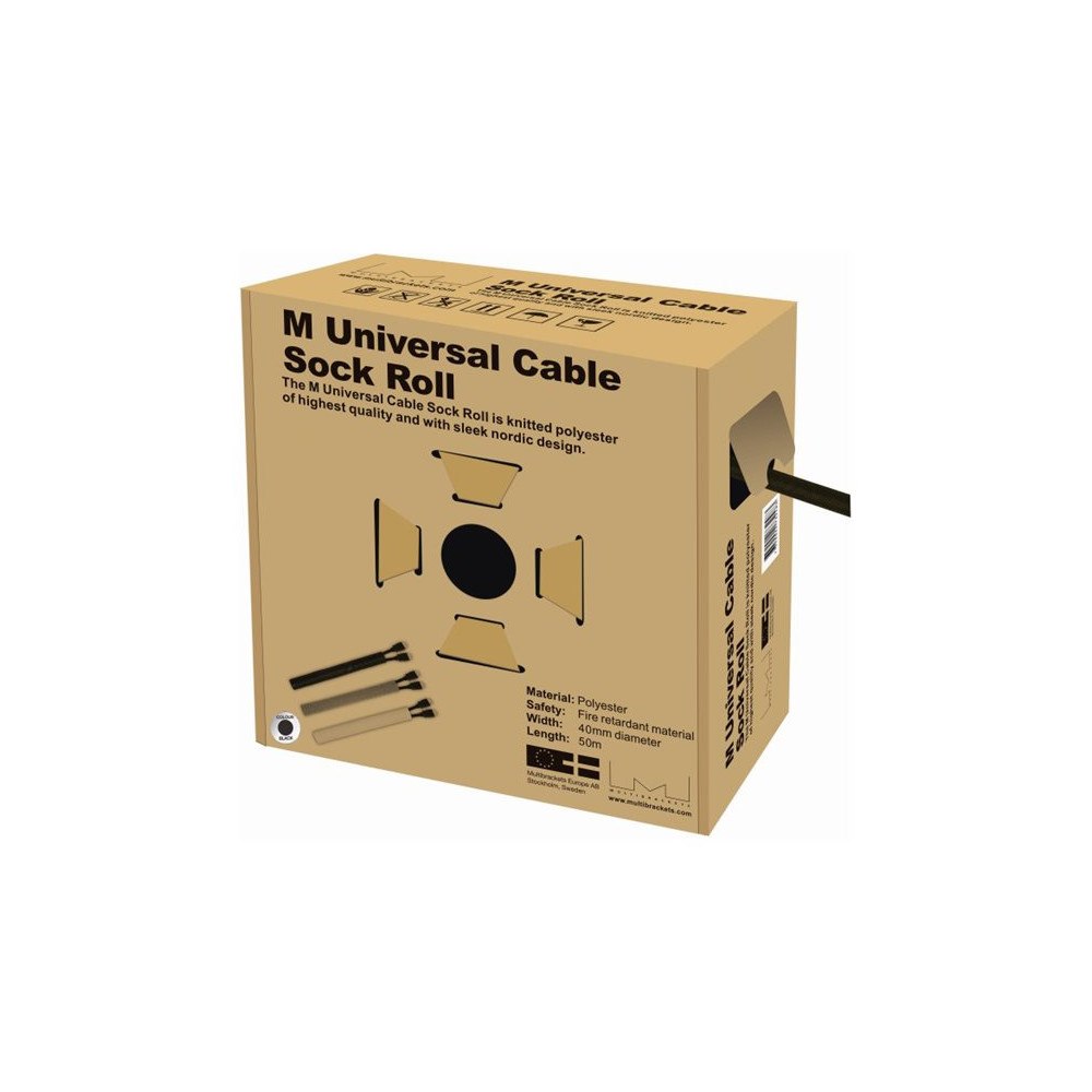 MULTIBRACKETS Multibrackets M Universal Cable Sock Roll 40 mm x 50 m - kabelorganiserare