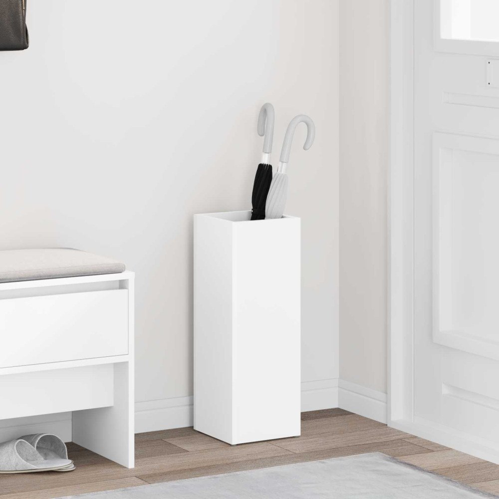 vidaXL Förvaringskrok & Ställ Vit 20 x 20 x 55,5 cm Konstruerat trä