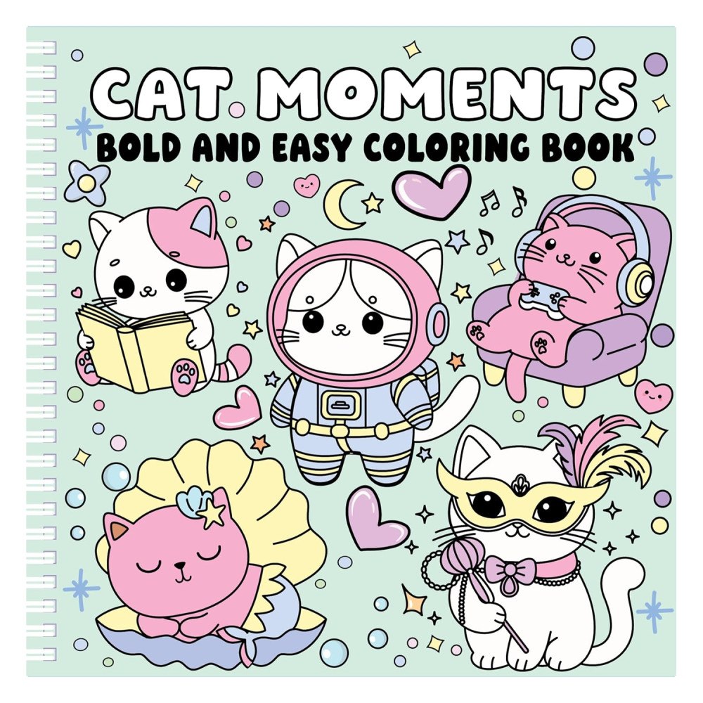 Page Publications Cat Moments Bold and Easy Coloring Book (häftad, eng)