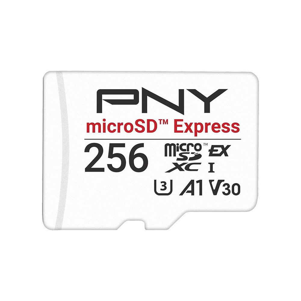 PNY Technologies PNY - flash-minneskort - 256 GB - microSD PCI Express Gen 3x1 UHS-I