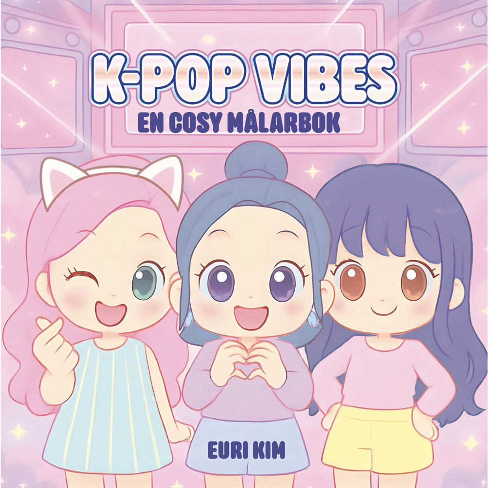 Tukan Förlag Målarbok : Cozy K-pop vibes