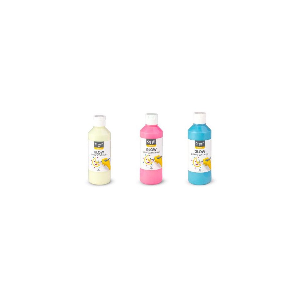 Creall Självlysande färg CREALL 250ml Gul/Grön