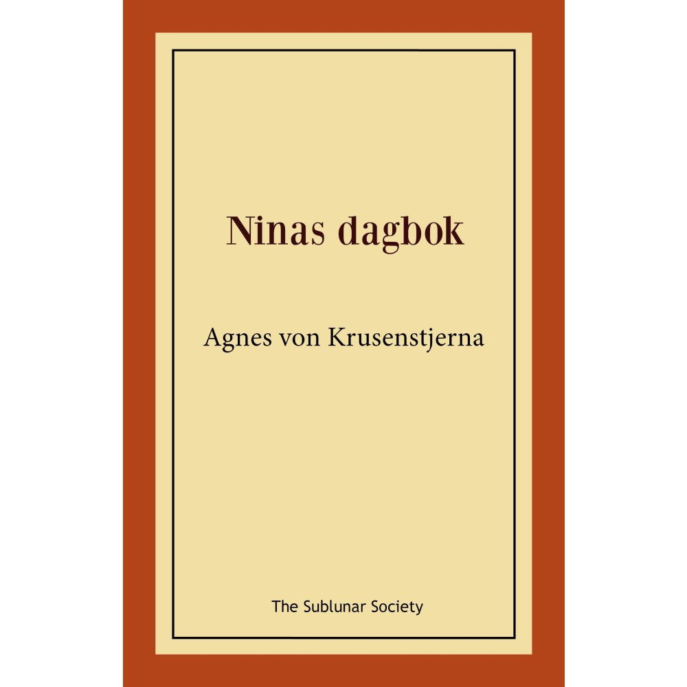 Agnes von Krusenstjerna Ninas dagbok (häftad)