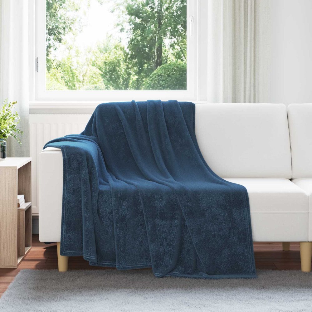 vidaXL Filtar 6 pcs Mörkblå 150 x 200 cm Fleece