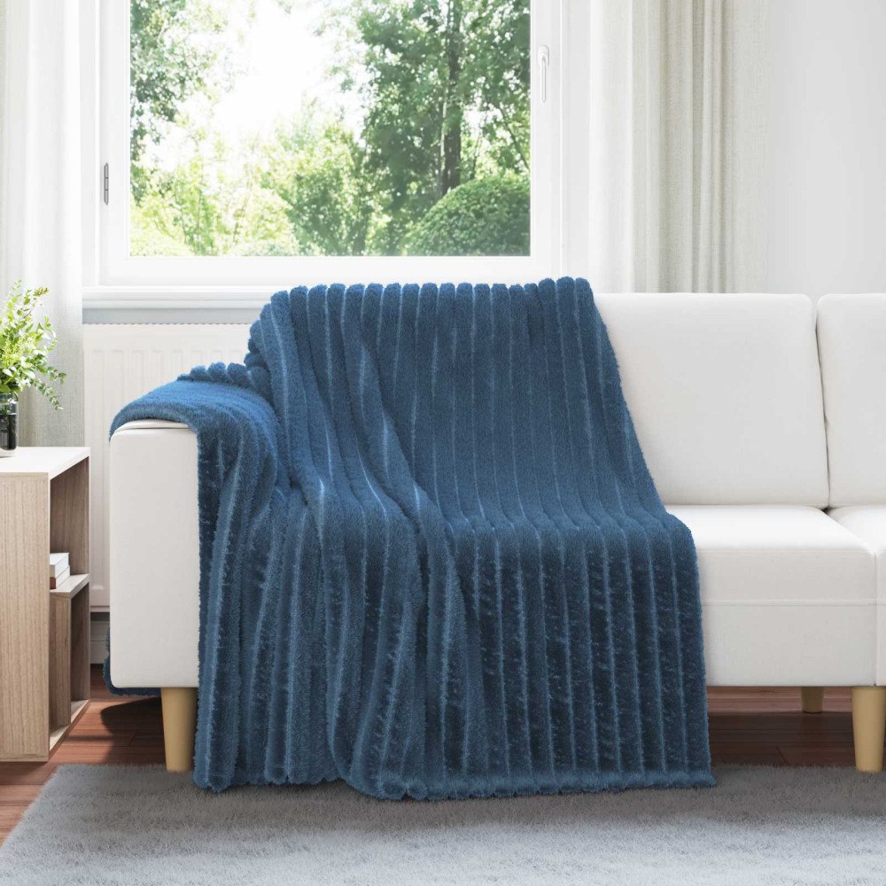 vidaXL Filtar 6 pcs Mörkblå 200 x 150 cm Fleece