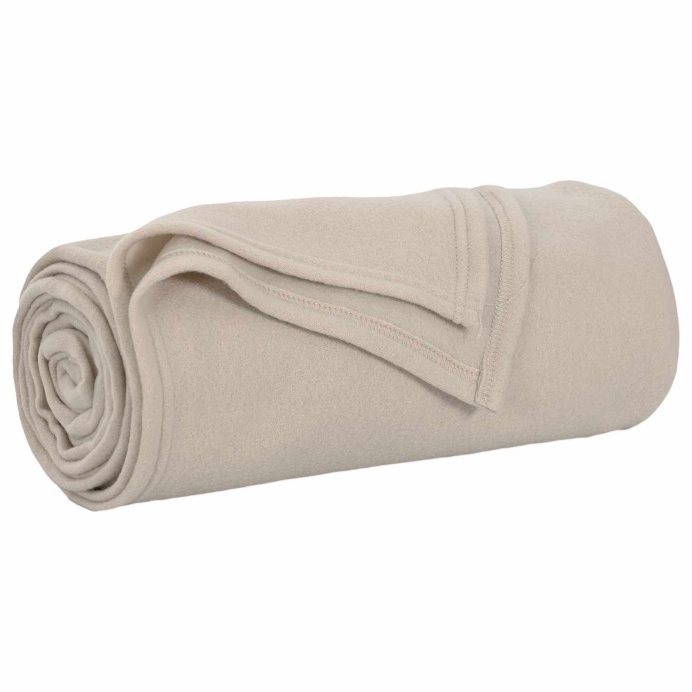 vidaXL Kastfilt Beige 240 x 220 cm Fleece