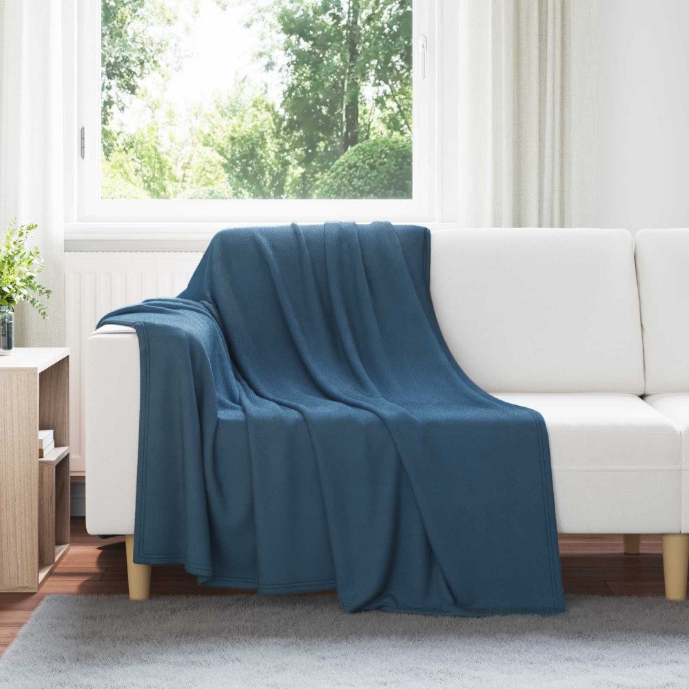 vidaXL Filtar 6 pcs Mörkblå 200 x 150 cm Fleece