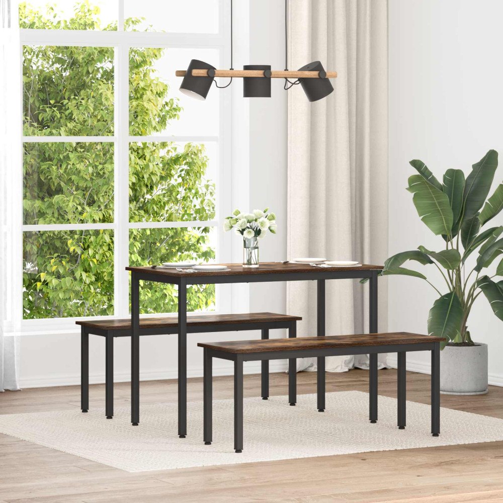 vidaXL bänk Rökek 110 x 35 x 45 cm Konstruerat trä