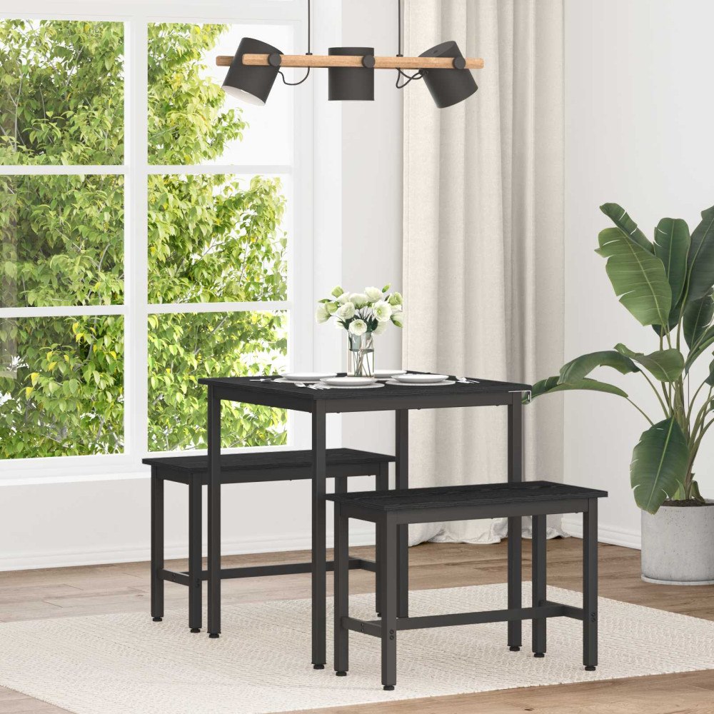 vidaXL Matbord METALL