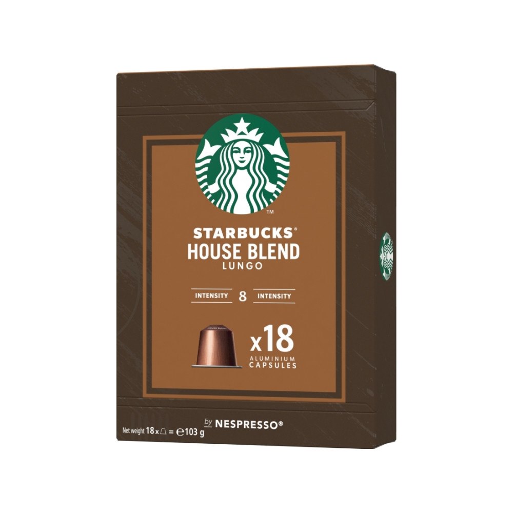 Starbucks Starbucks Nespresso House Blend coffee capsule, 18 capsules,...
