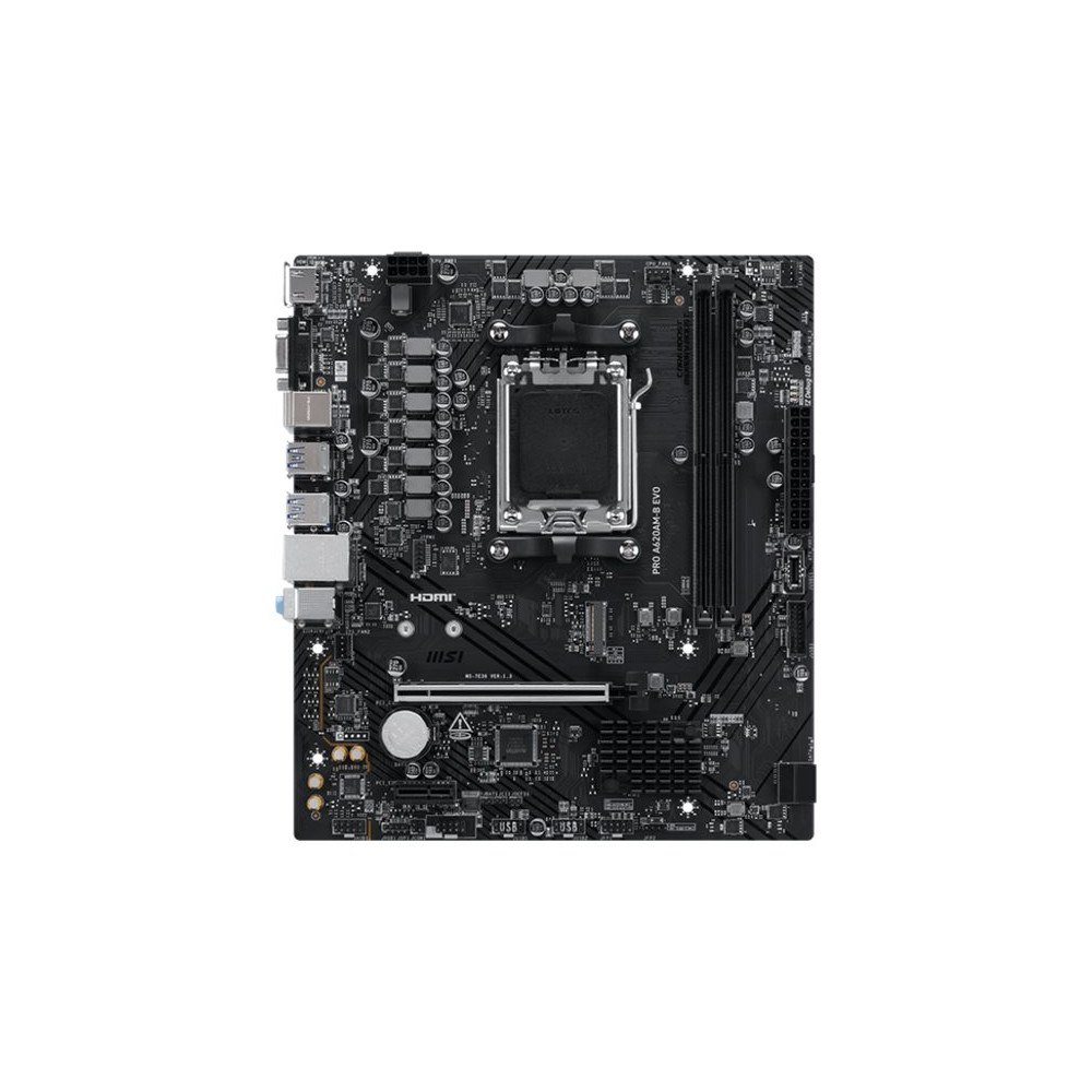 MSI MSI PRO A620AM-B EVO - moderkort - micro ATX - Socket AM5 - AMD A620A