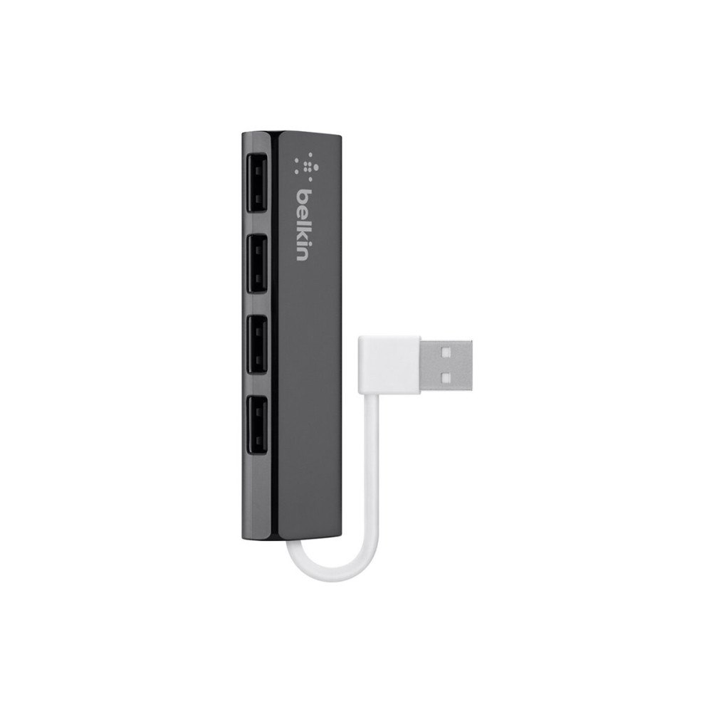 Belkin International Belkin Ultra-Slim Travel - hubb - 4 portar