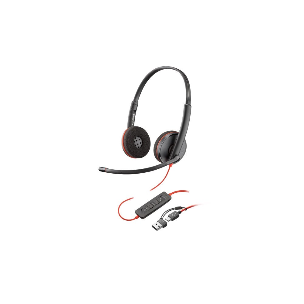 Hewlett-Packard HP Poly Blackwire 3220 - headset - USB-C