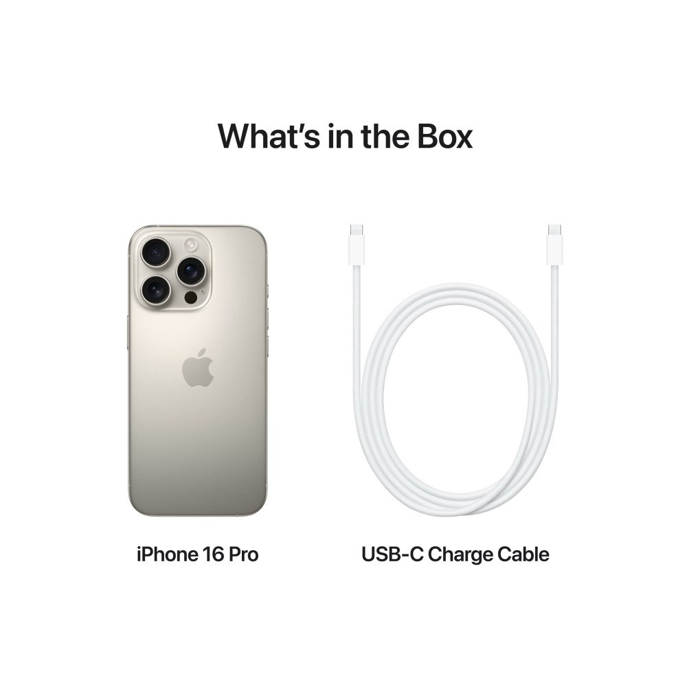 Apple Apple iPhone 16 Pro - naturligt titan - 5G smartphone - 128 GB - GSM