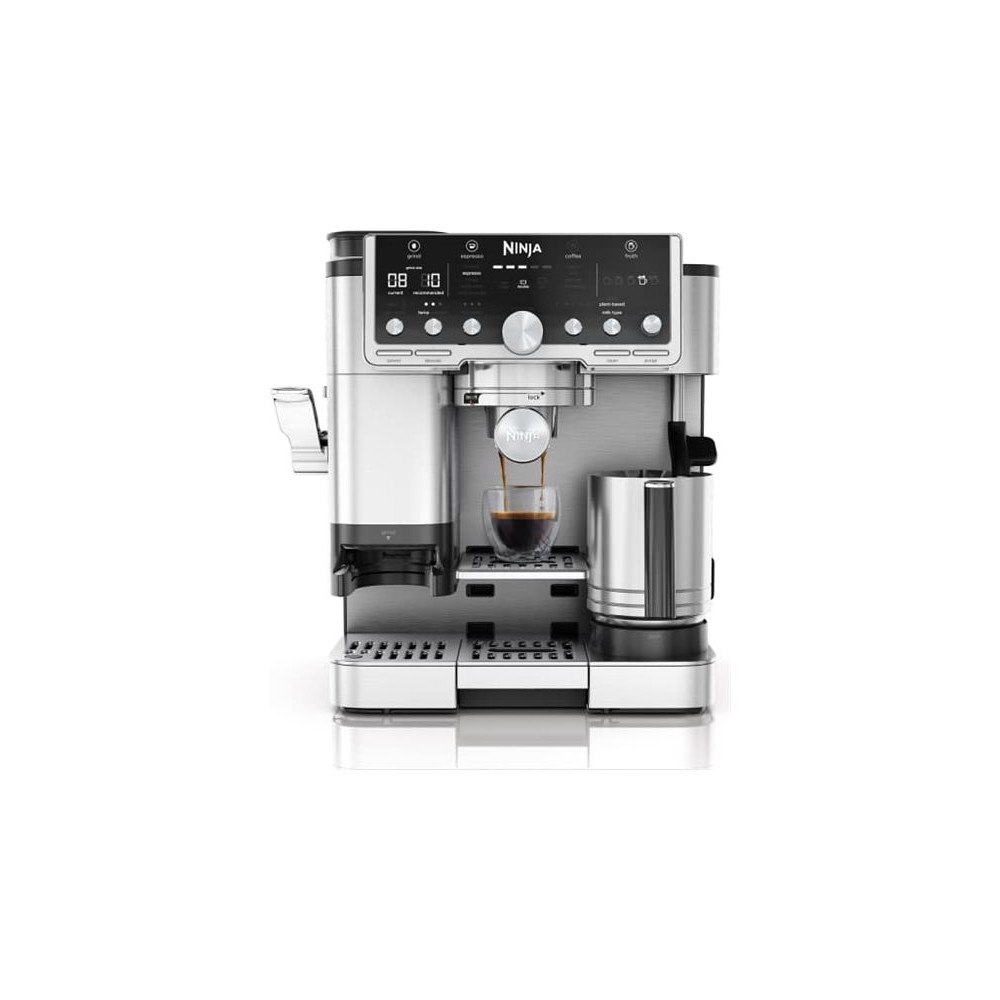 Ninja Ninja Luxe Café Pro ES701EU - kaffemaskin med mjölkskummare - silver