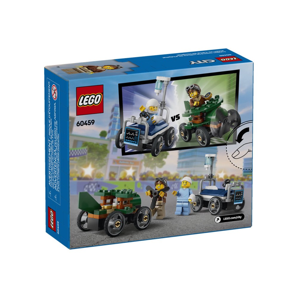 LEGO LEGO City 60459 - Flygplan vs. Sängracebils paket - byggsats