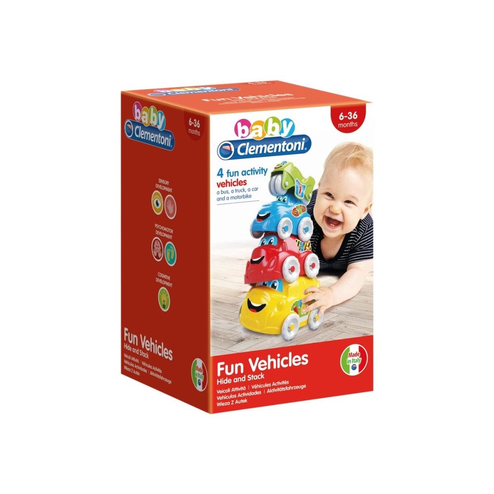Clementoni Clementoni baby - Fun Vehicles Hide and Stack