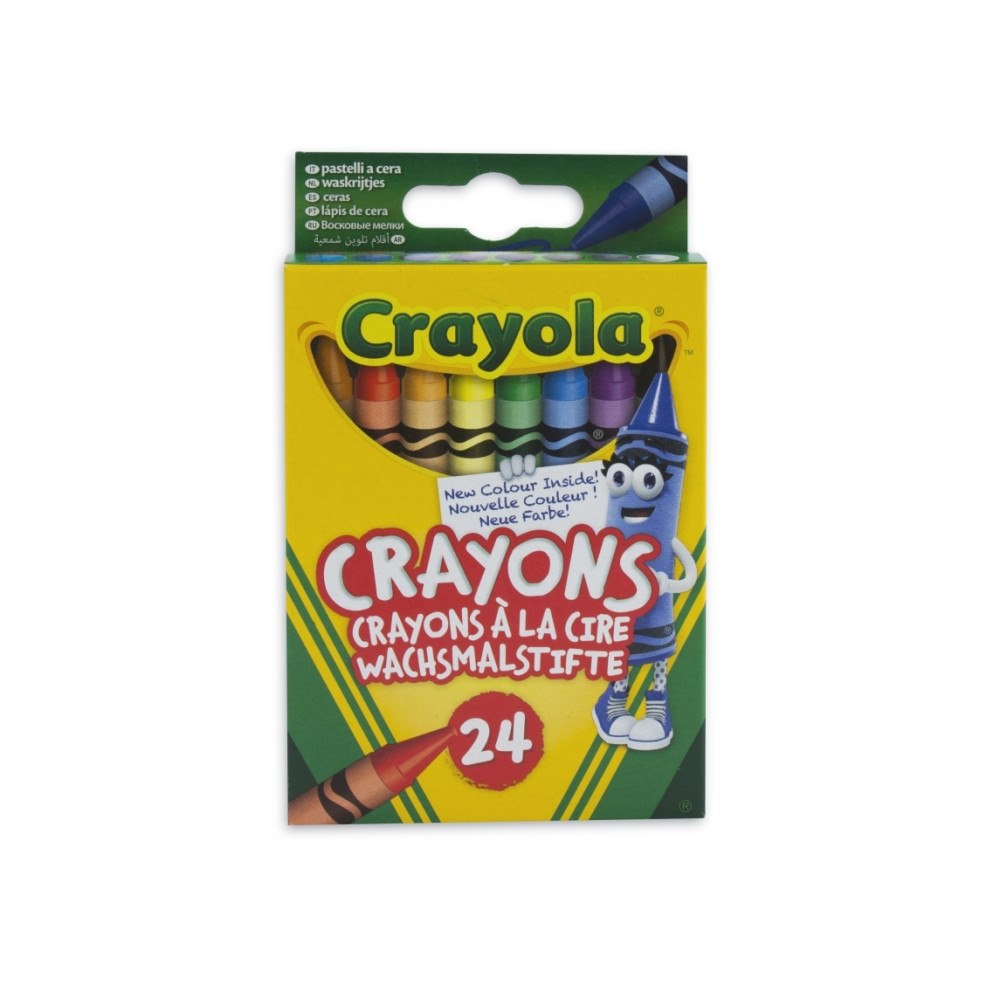 Crayola, Inc. Crayola 02.0024, 24 st, Svart, Blå, Blåviolett, Brun, Mörkro...
