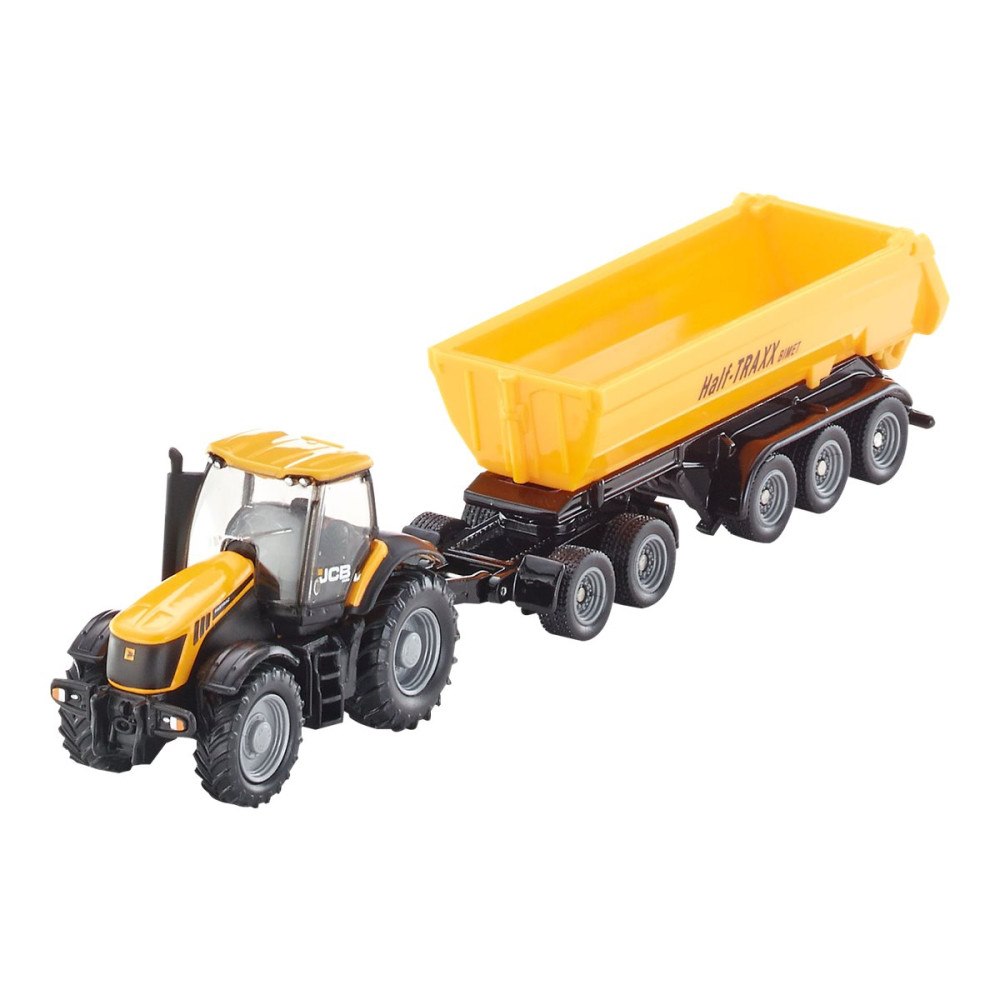 SIKU Siku Farmer - JCB Tractor With Dolly And Tipping Trailer