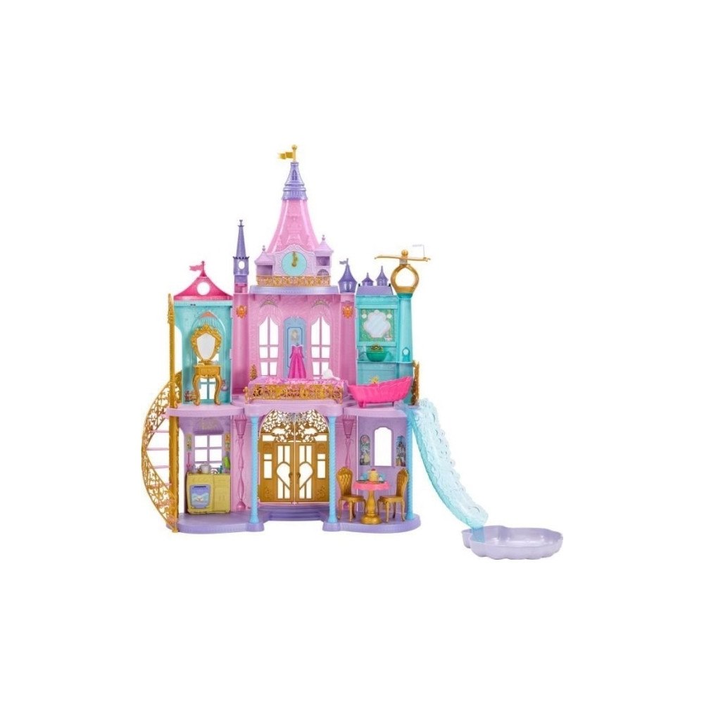 MATTEL Disney Princess magiskt äventyrsslott, 3 År, Batterier krävs...