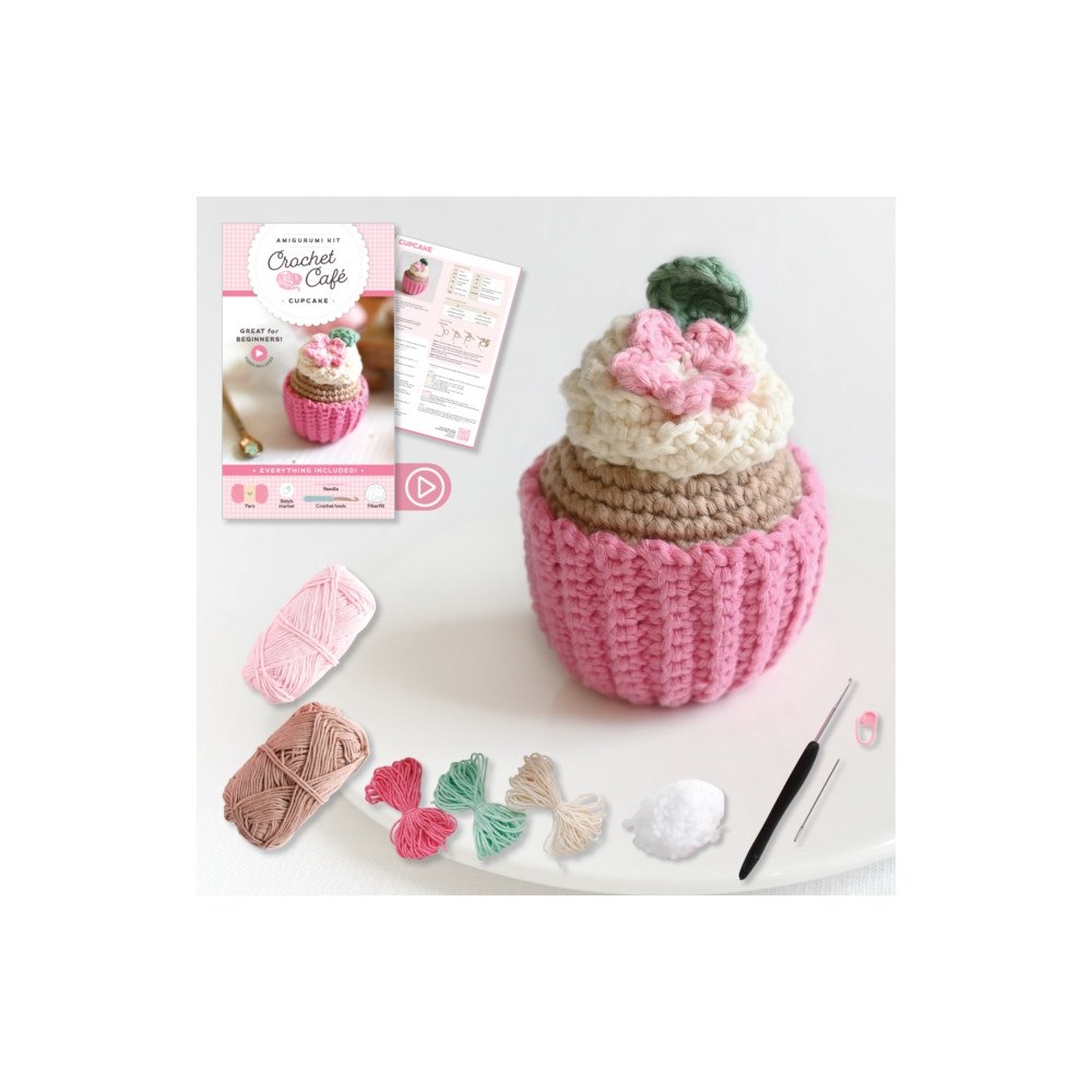 Schiffer Publishing Ltd Crochet Cafe Amigurumi Kit Cupcake (bok, eng)