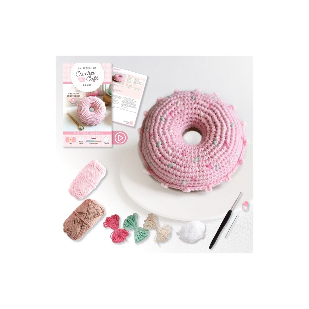 Schiffer Publishing Ltd Crochet Cafe Amigurumi Kit Donut (bok, eng)