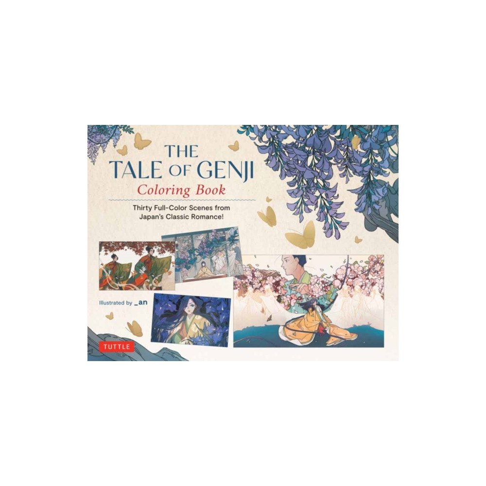 Tuttle Publishing The Tale of Genji Coloring Book (häftad, eng)
