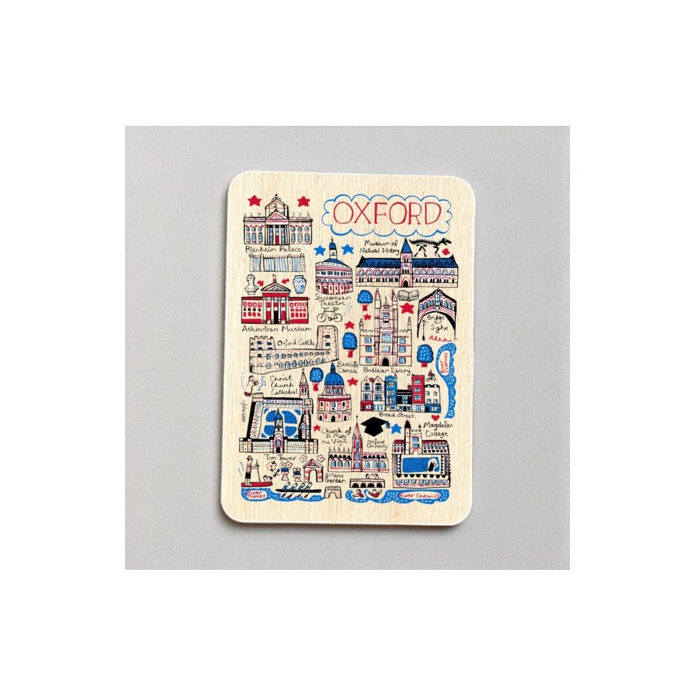 The Sugar Shed Julia Gash Wooden Magnet - Oxford