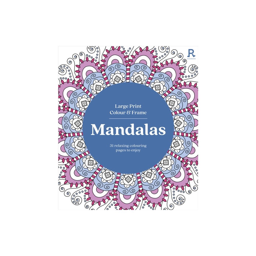 Richardson Publishing Large Print Colour & Frame - Mandalas (häftad, eng)