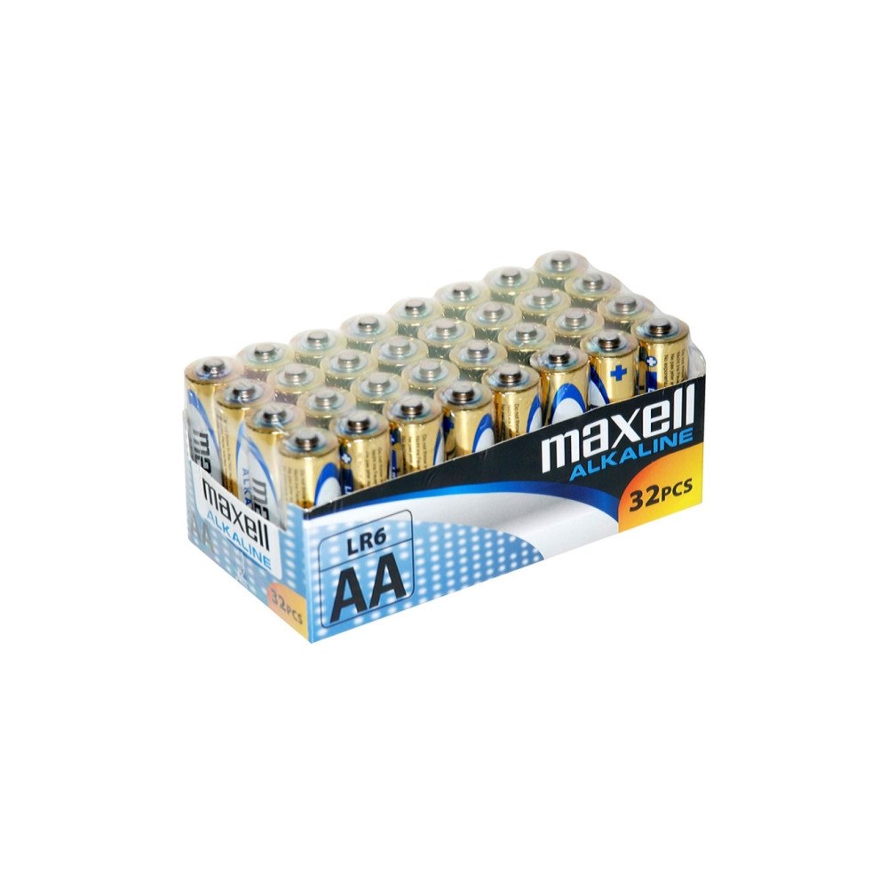 Maxell Maxell 731311, Engångsbatteri, Alkalisk, 1,5 V, 32 styck, Lå...