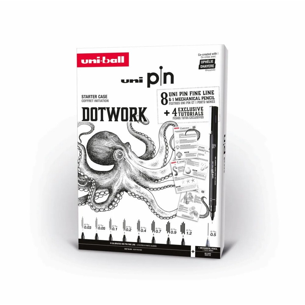 Uni-Ball Uni Pin Dotwork Box