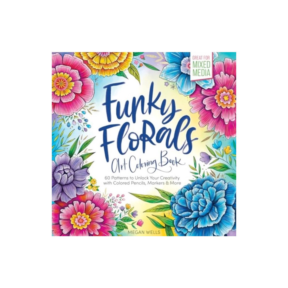 Schiffer Publishing Ltd Funky Florals Art Coloring Book (häftad, eng)