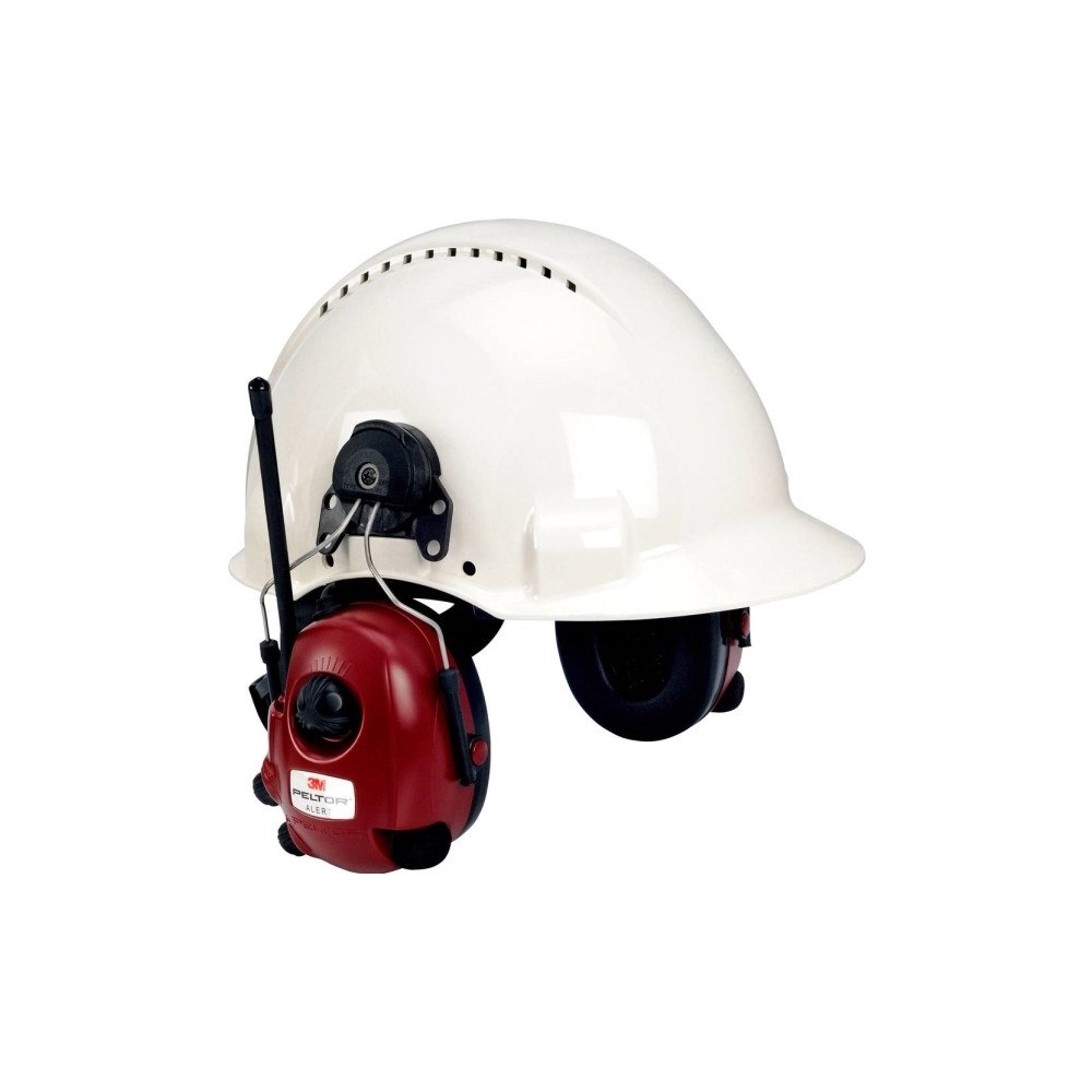 3M 3M PELTOR Alert M2RX7P3E2-01, Huvudband, Hjälm, Röd, 30 dB,...