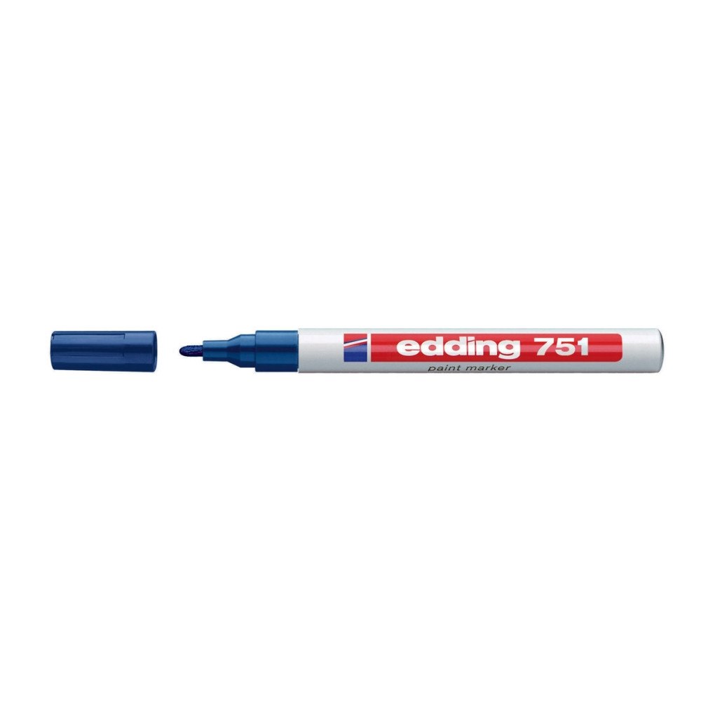 edding edding 751 paint - markering - blå
