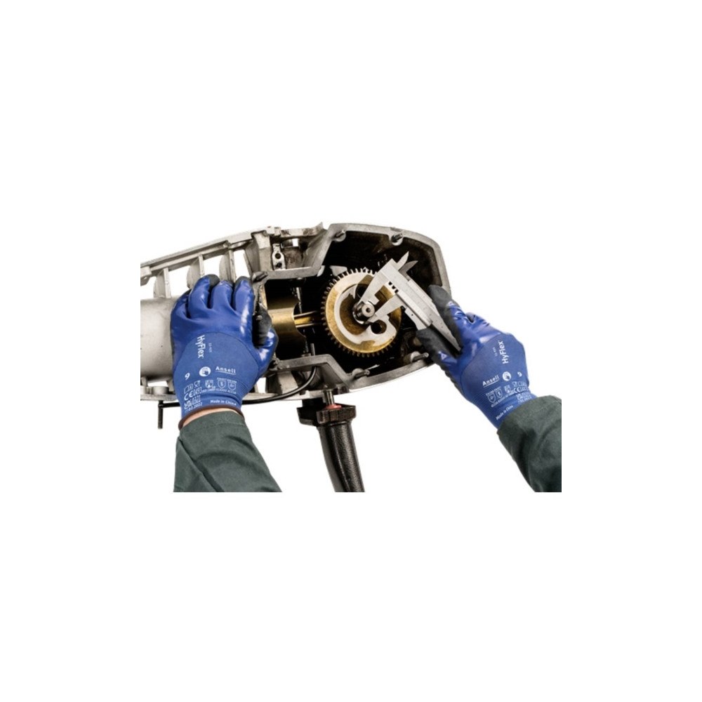 Ansell Healthcare Europe s.a/n.v. Ansell 11925110 HyFlex® Nylon , Spandex® Arbejdshandske Stør...