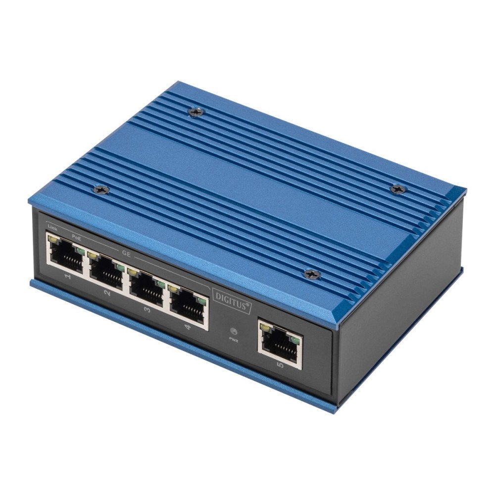 Digitus DIGITUS Industrial - switch - 4 portar - ohanterad