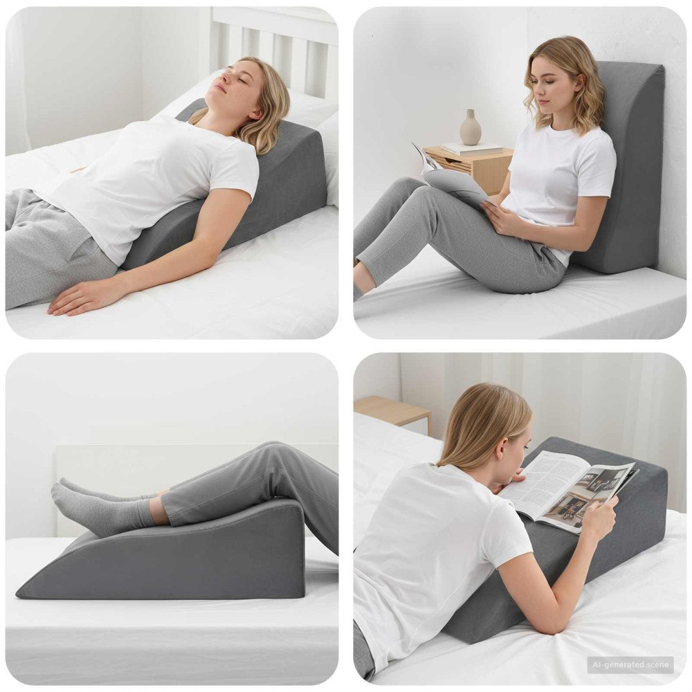 vidaXL Benkudde Grå 68 x 40 x 18 cm