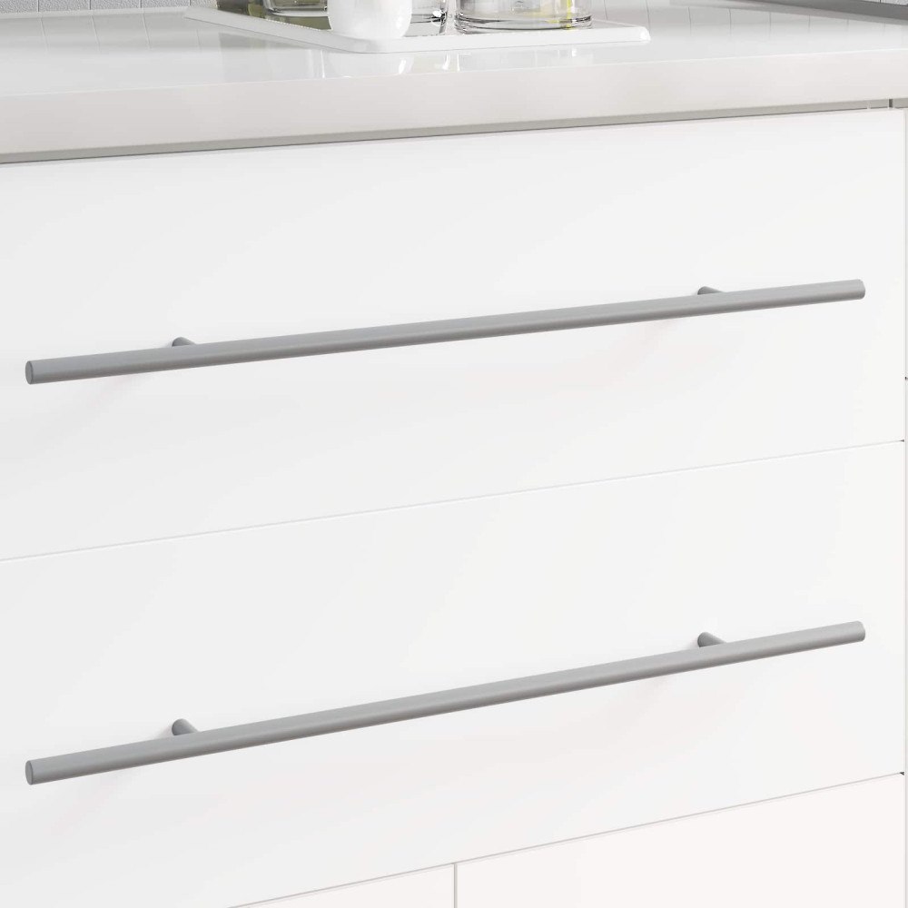 vidaXL Handtag 2 pcs Silver 500 mm Stål