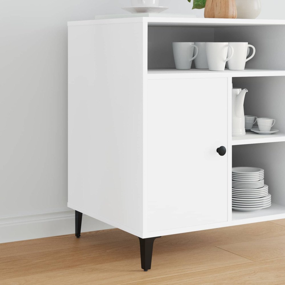 vidaXL Möbelfötter 2 pcs Svart 54,1 x 54,1 x 100 mm Järn