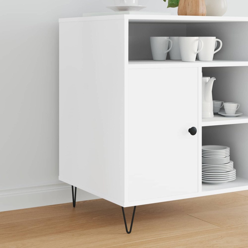 vidaXL Möbelfot 12 pcs Svart 54.1 x 54.1 x 100 mm Järn