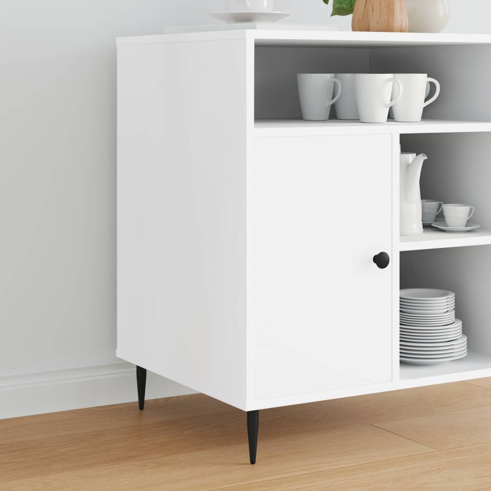 vidaXL Möbelfötter 12 pcs Svart Ø 40 x 98 mm Järn