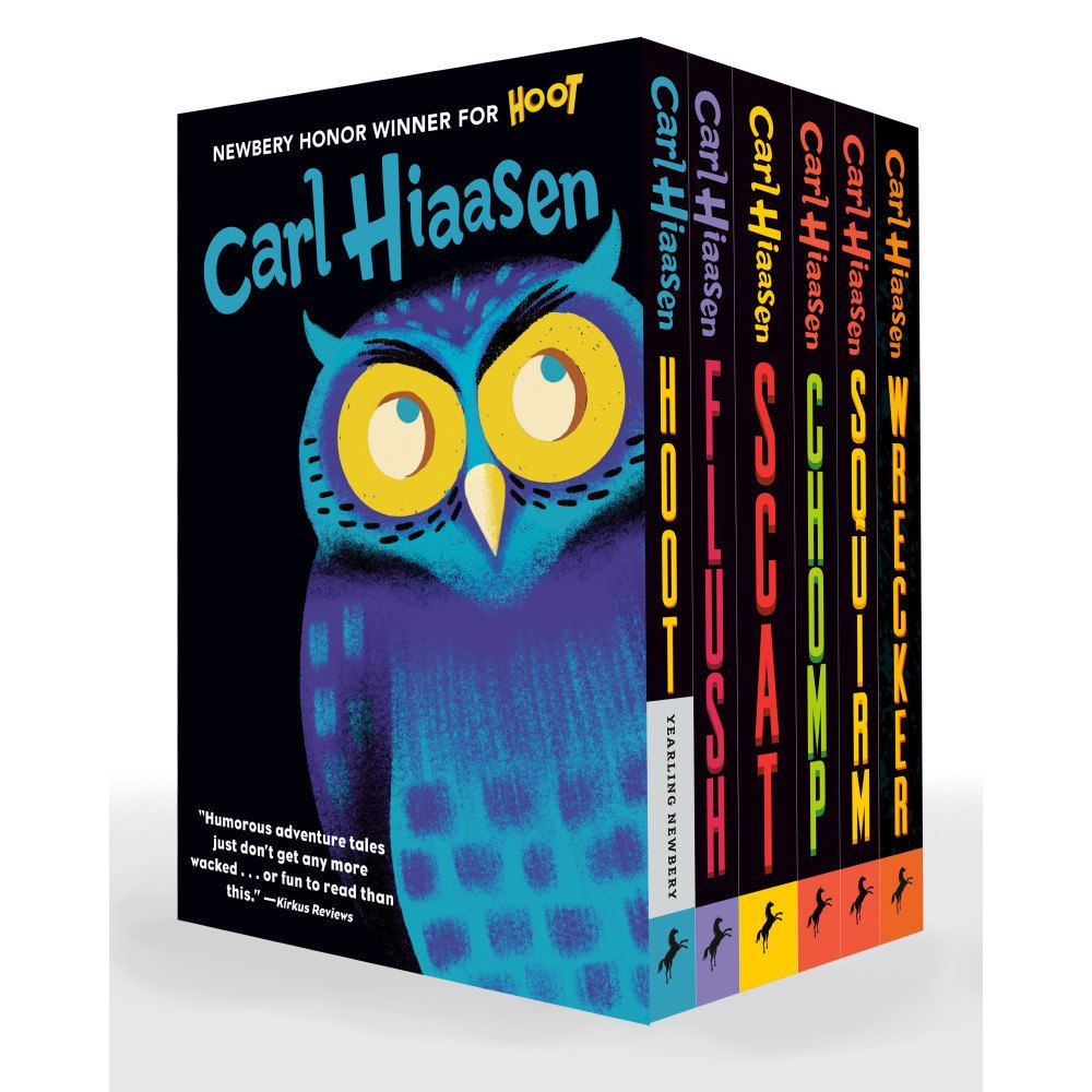 Carl Hiaasen Hiaasen 6-Book Paperback Boxed Set: Hoot; Flush; Scat; Chomp; Squirm; Wrecker (häftad, eng)