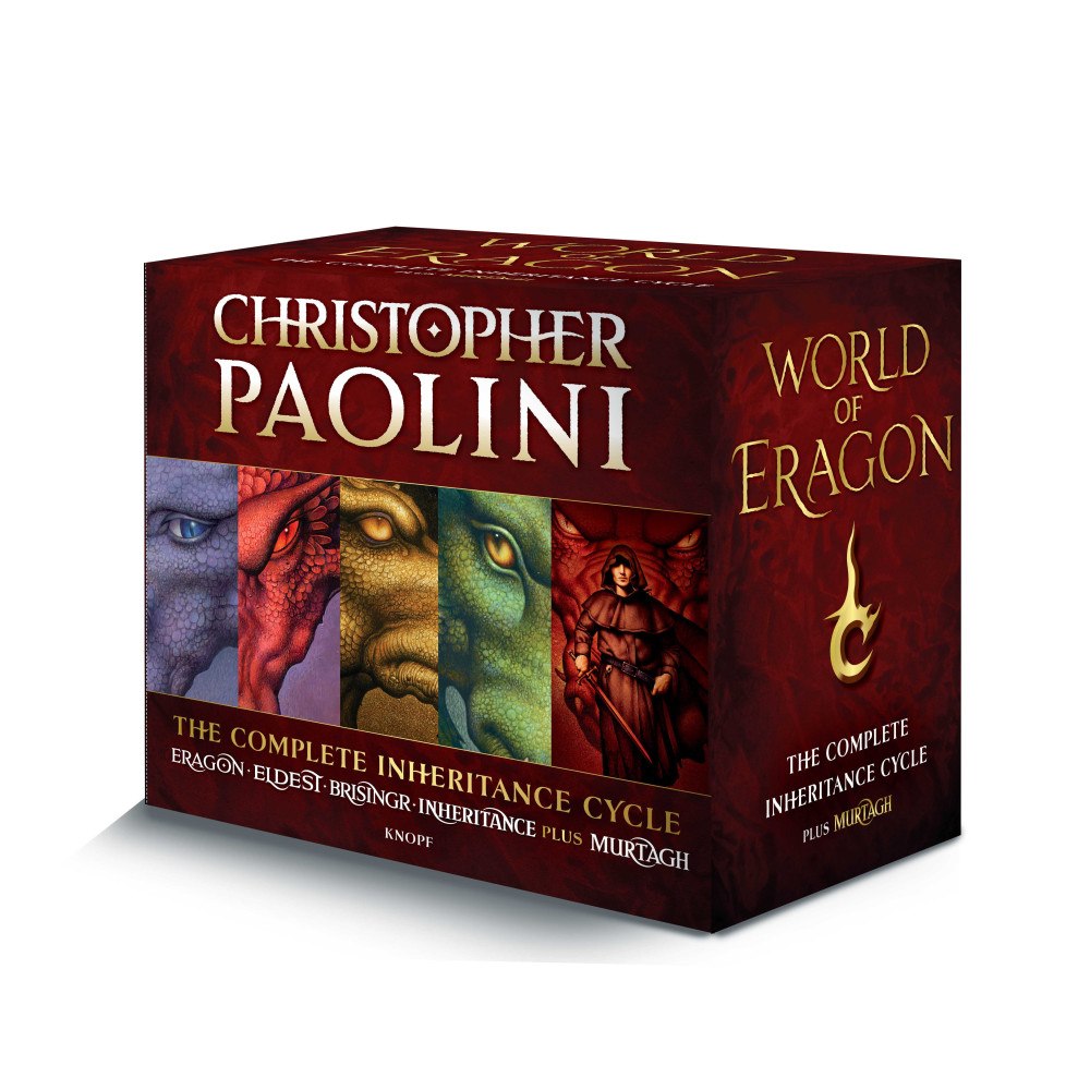 Christopher Paolini World of Eragon 5-Book Paperback Boxed Set: Eragon; Eldest; Brisingr; Inheritance; Murtagh (pocket, eng)