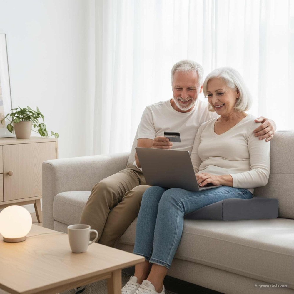 vidaXL Sittkudde Grå 40 x 40 x 10 cm